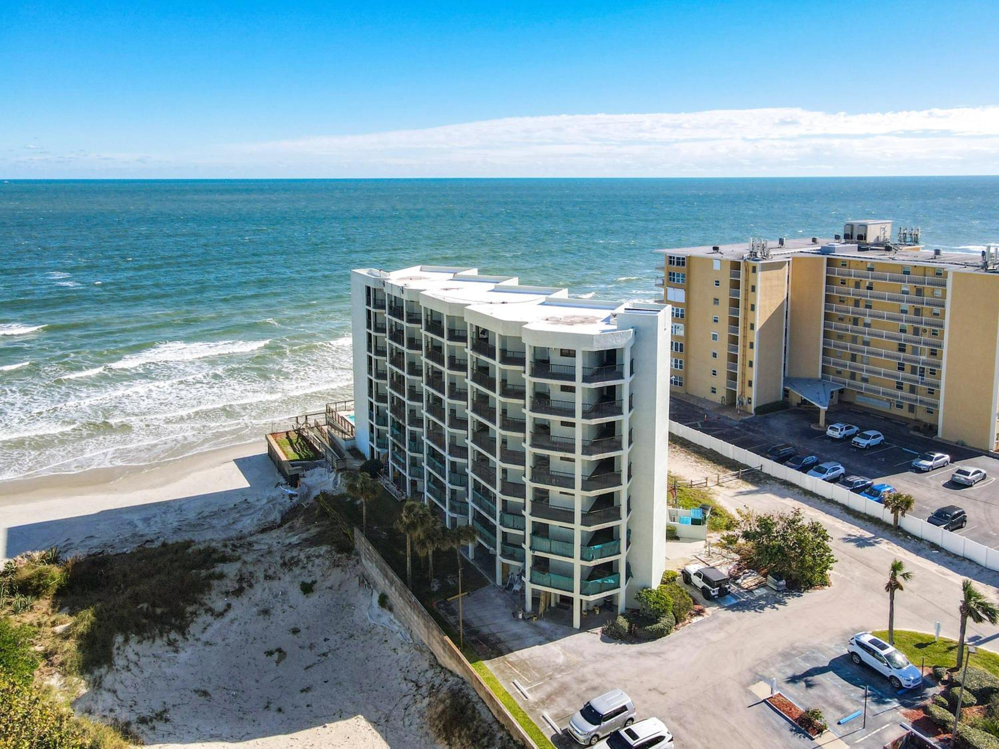 Ocean View With A Beachfront Pool At Ocean Trillium Condo ~ 702 New Smyrna Beach Esterno foto