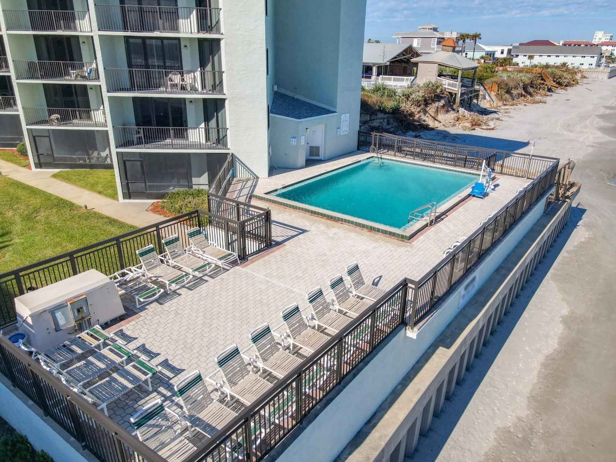 Ocean View With A Beachfront Pool At Ocean Trillium Condo ~ 702 New Smyrna Beach Esterno foto